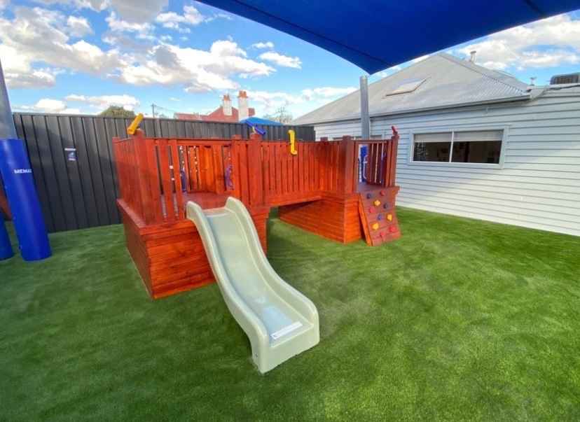 Adventure playground at Anderson Road Child Care, near Sunshine in Albion